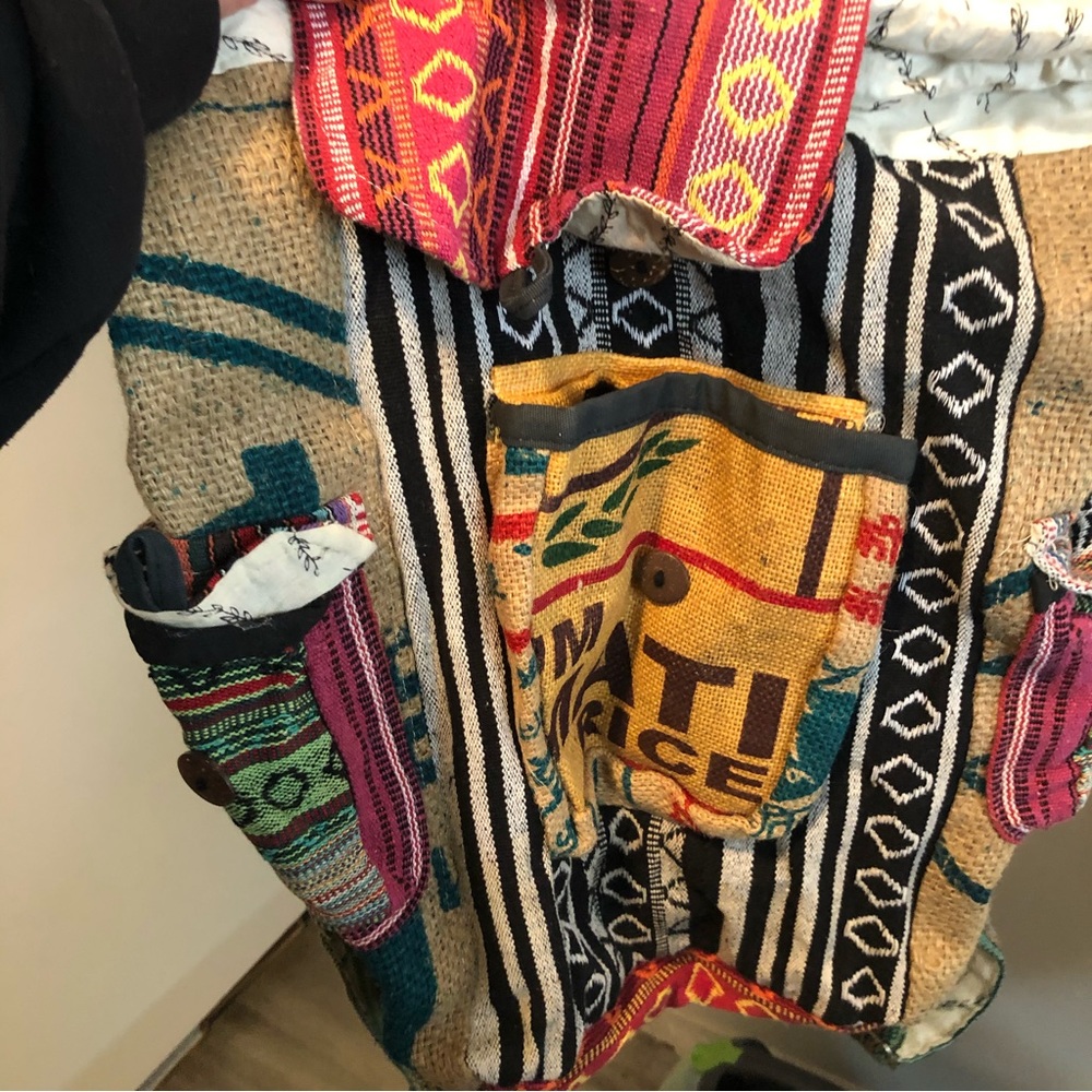 Rice bag backpack